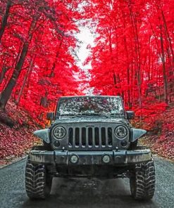 Black Jeep Diamond Painting