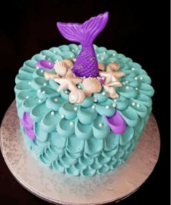 Mermaid Cake Diamond Painting