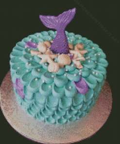 Mermaid Cake Diamond Painting