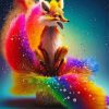 Colorful Fox Diamond Painting