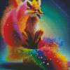 Colorful Fox Diamond Painting