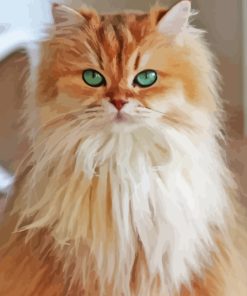 Fluffy Cat Diamond Painting