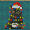 Xmas Cat Diamond Painting