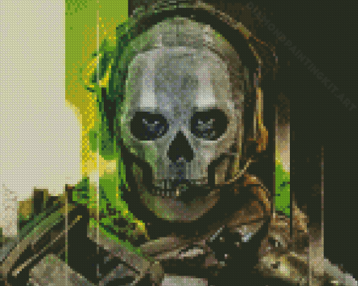 Ghost Modern Warfare Diamond Painting