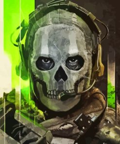 Ghost Modern Warfare Diamond Painting