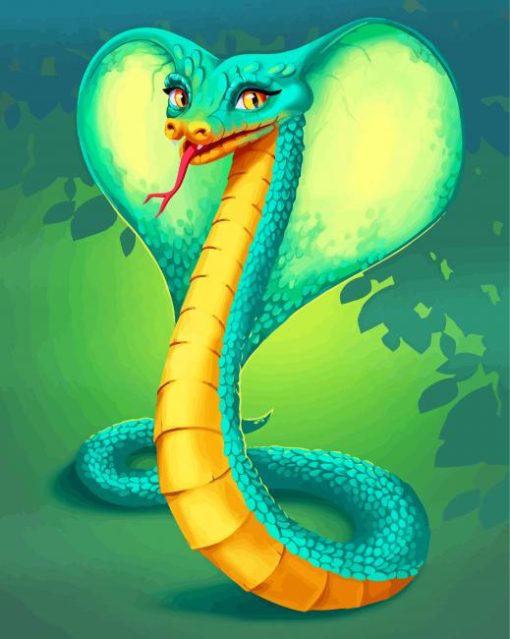 Cute Snake Diamond Painting