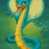 Cute Snake Diamond Painting