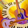 Guitars And Piano Diamond Painting