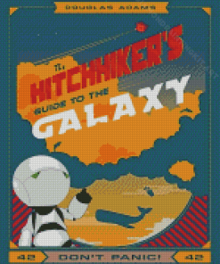 Hitchhikers Guide To The Galaxy Diamond Painting