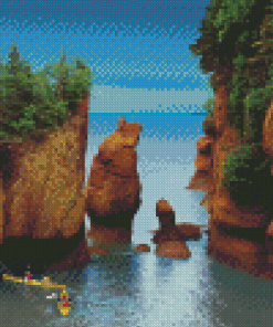 Hopewell Rocks Diamond Painting