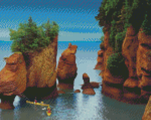 Hopewell Rocks Diamond Painting