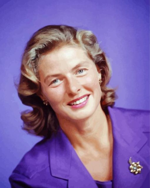 Classy Ingrid Bergman Diamond Painting