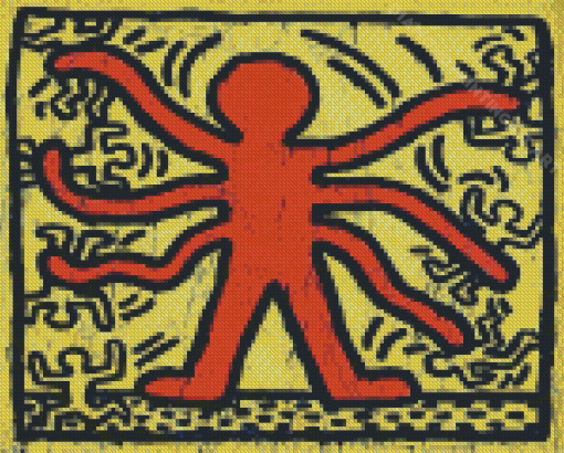 Keith Haring Diamond Painting