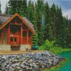 Log Cabin Diamond Painting