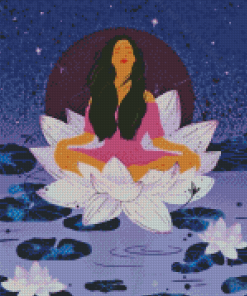 Yoga Girl Diamond Painting