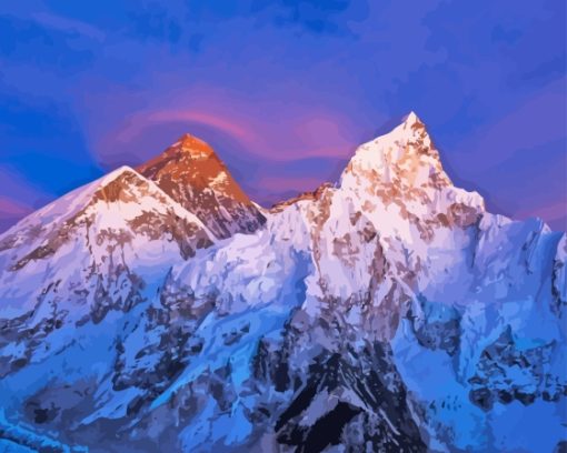 Mount Everest Diamond Painting