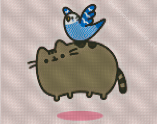 Pusheen Cat Diamond Painting