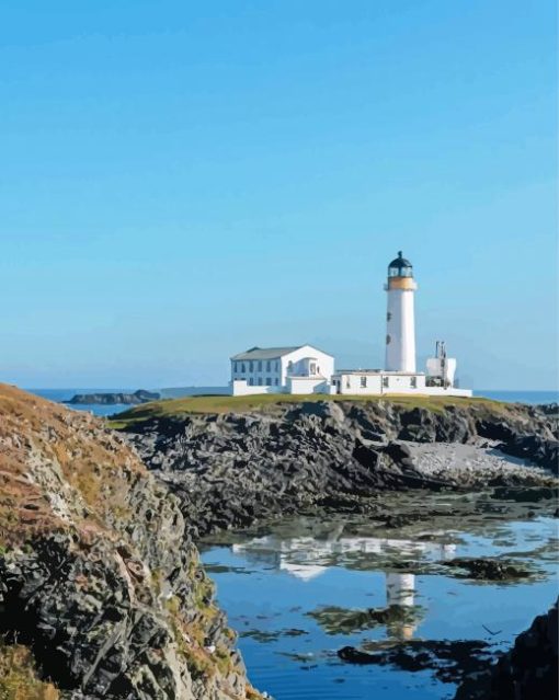 Scotland Lighthouse Diamond Painting