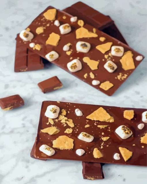 Smores Chocolate Bars Diamond Painting