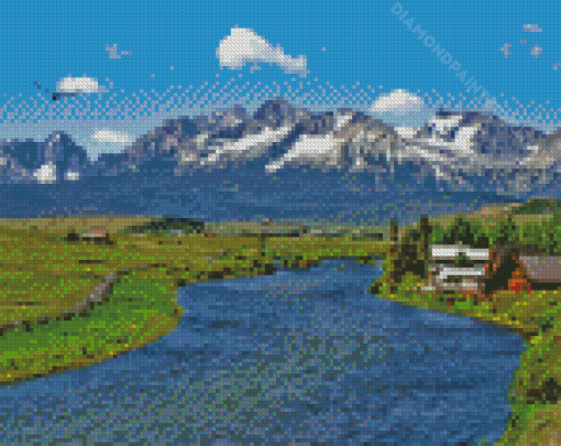 Idaho Landscape Diamond Painting