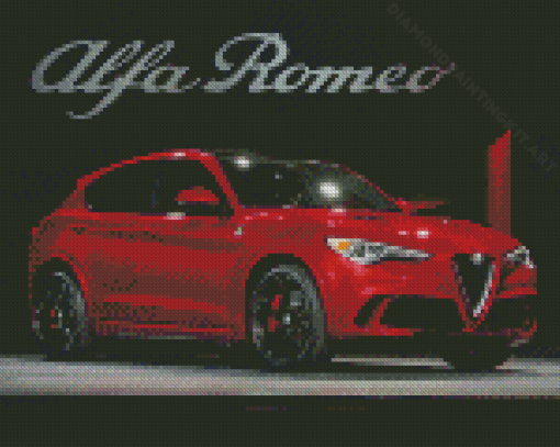 Stelvio Alfa Romeo Diamond Painting