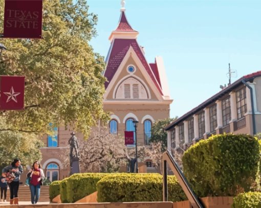 Texas State University Diamond Painting