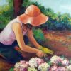 Woman Gardening Diamond Painting