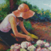 Woman Gardening Diamond Painting