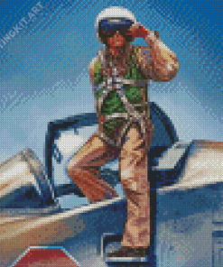 Fighter Pilot Diamond Painting