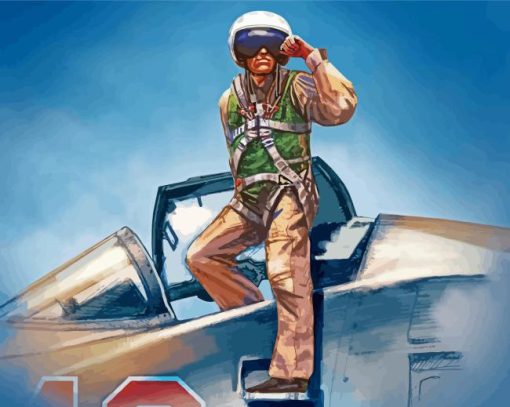 Fighter Pilot Diamond Painting