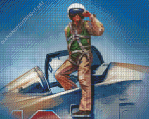 Fighter Pilot Diamond Painting