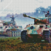 Panzer Attack Diamond Painting