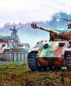 Panzer Attack Diamond Painting