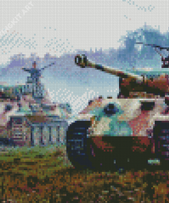 Panzer Attack Diamond Painting