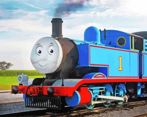 Thomas Train Diamond Painting