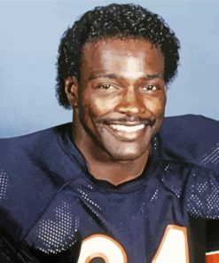 Aesthetic Walter Payton Diamond Painting