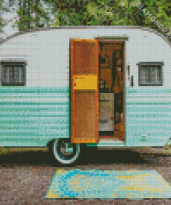 Vintage Trailer Diamond Painting