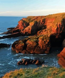 Arbroath Cliffs Diamond Painting