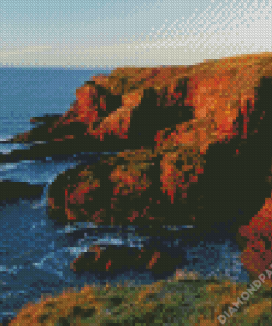 Arbroath Cliffs Diamond Painting