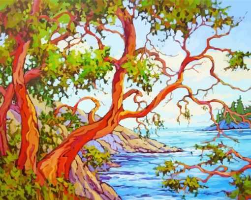 Arbutus Tree Diamond Painting