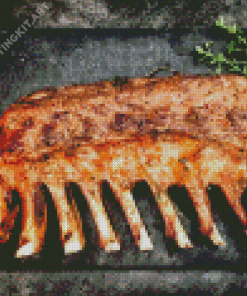 BBQ Ribs Diamond Painting