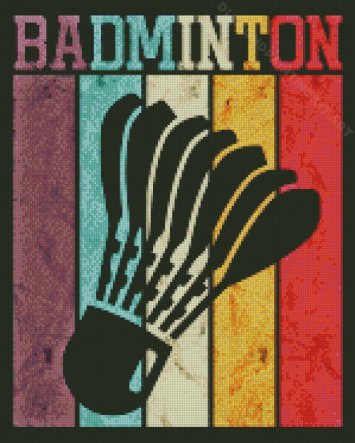 Badminton Art Diamond Painting