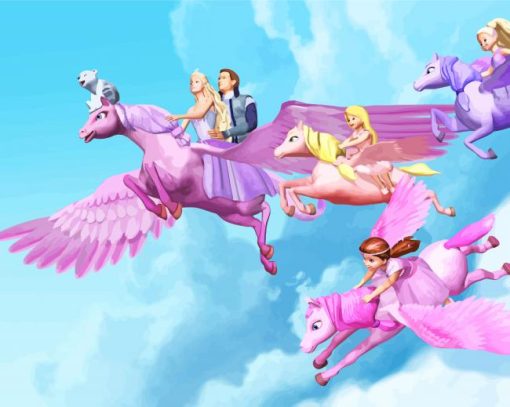 Barbie And The Magic Of Pegasus Diamond Painting