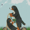 Bernese Dogs Diamond Painting