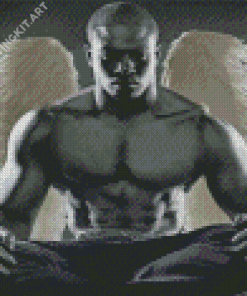 Black Angel Diamond Painting