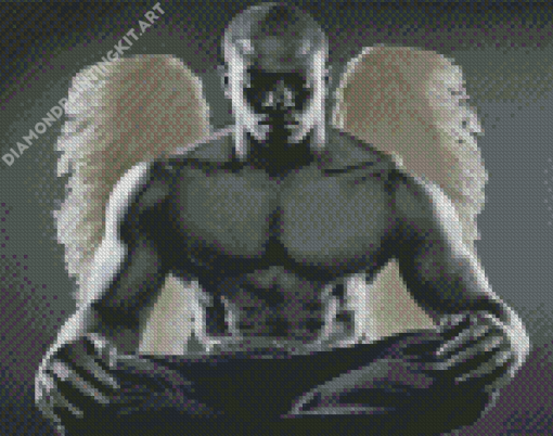 Black Angel Diamond Painting