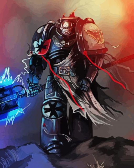 Black Templar Diamond Painting