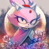 Blaze The Cat Diamond Painting