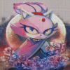 Blaze The Cat Diamond Painting