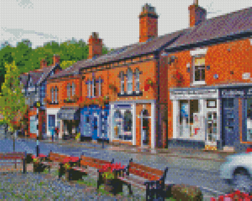 Cheshire Streets Diamond Painting